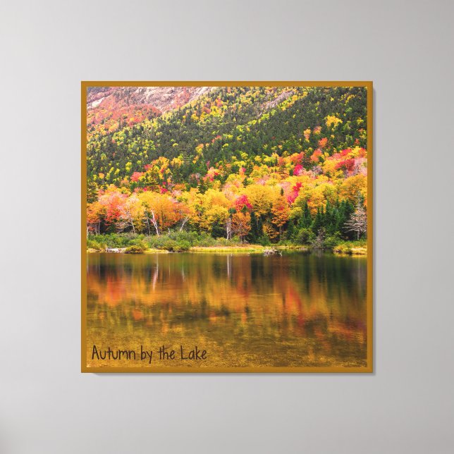 Autumn by the Lake Canvas Print (Front)