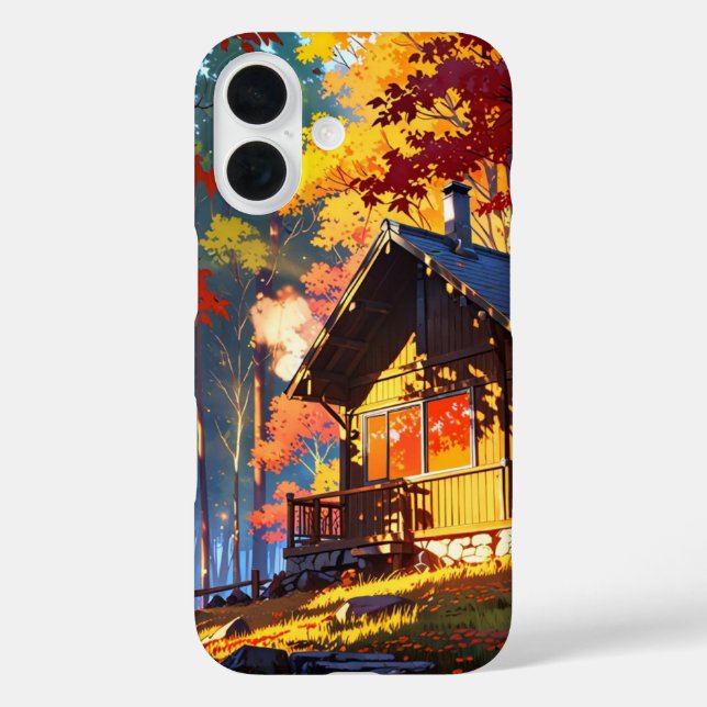 Autumn Cabin Glow Case-Mate iPhone Case (Back)