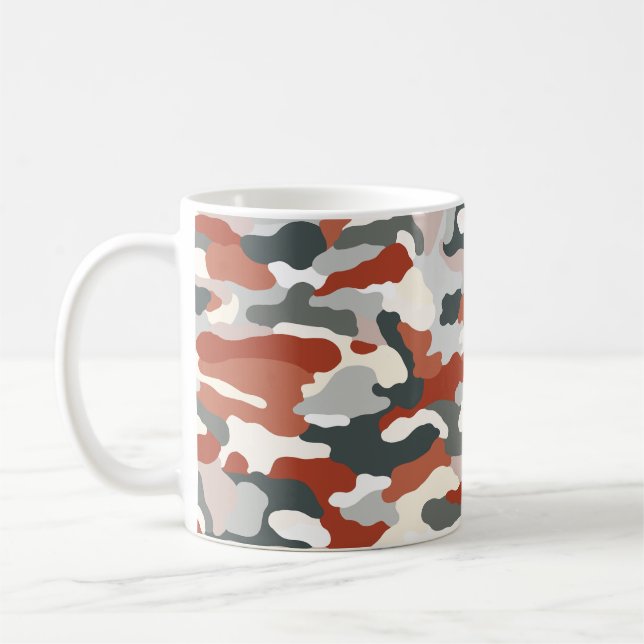 Autumn Camouflage Coffee Mug (Left)