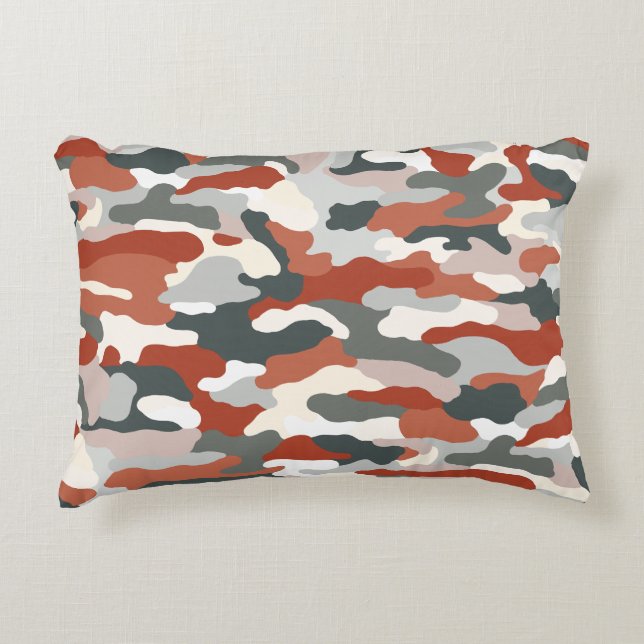 Autumn Camouflage Decorative Cushion (Front)