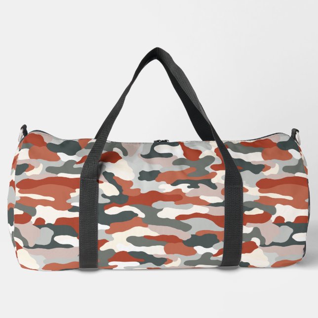 Autumn Camouflage Duffle Bag (Front)