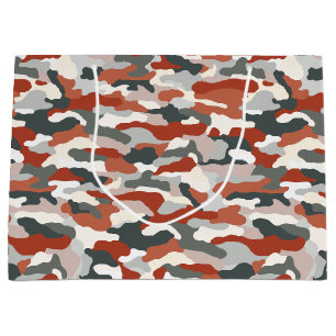 Autumn Camouflage Large Gift Bag