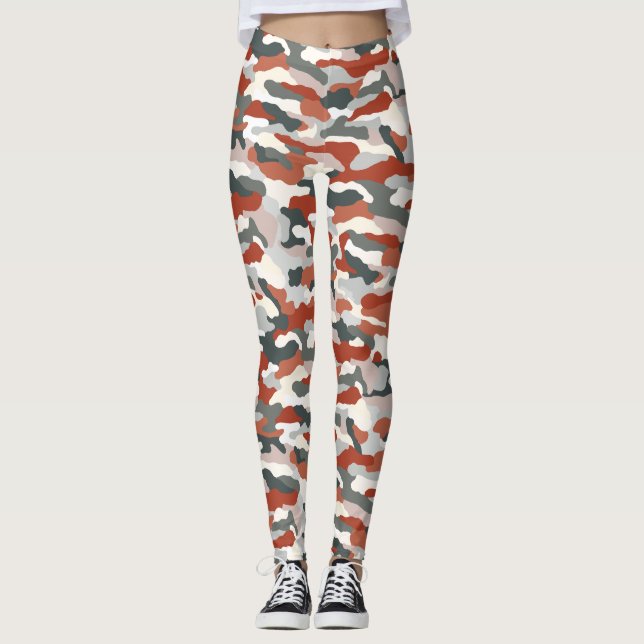 Autumn Camouflage Leggings (Front)