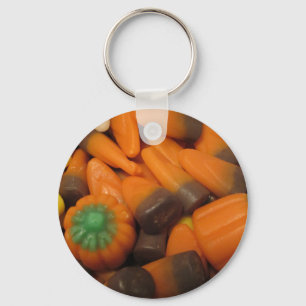 Autumn Candy Corn Keychain