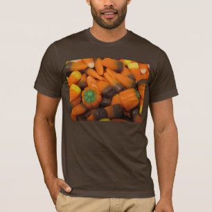 Autumn Candy Corn Mens Crew T-Shirt