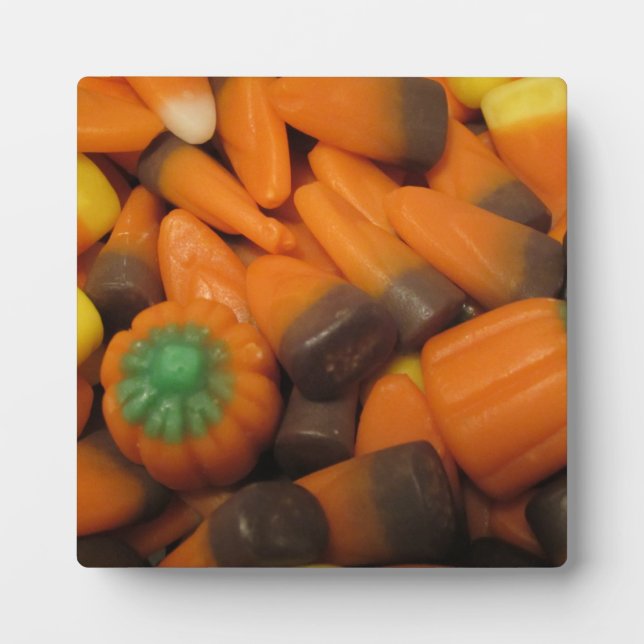 Autumn Candy Corn Plaque (Front)