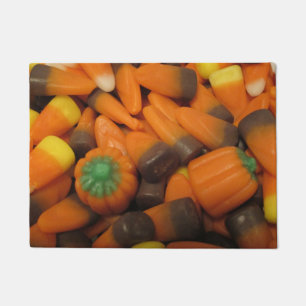Autumn Candy Corn Seasonal Doormat