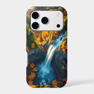 Autumn Canyon Waterfall – Vibrant Fall Forest Land