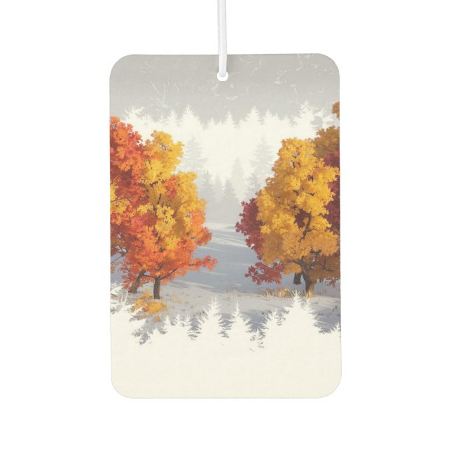 Autumn  car air freshener (Front)