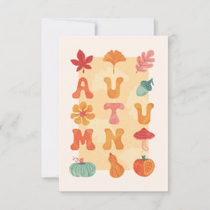 Autumn card