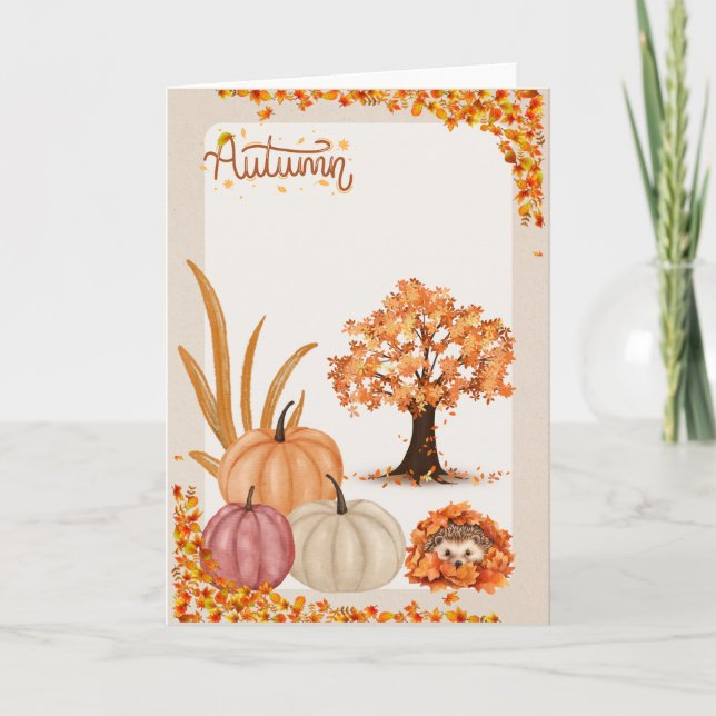 Autumn Card (Front)