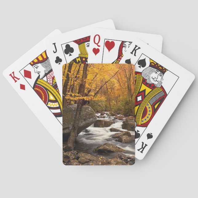Autumn Cascade Playing Cards (Back)