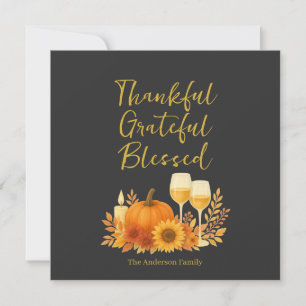 Autumn Celebration - Elegant Gold Thanksgiving