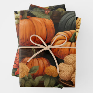 Autumn Celebration Wrapping Paper Sheet