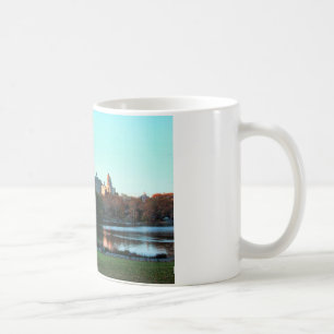 Autumn: Central Park Lake, San Remo Coffee Mug
