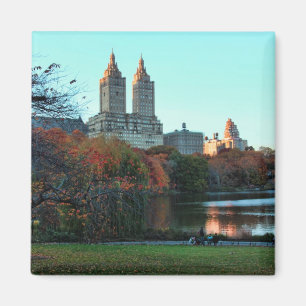 Autumn: Central Park Lake, San Remo Magnet
