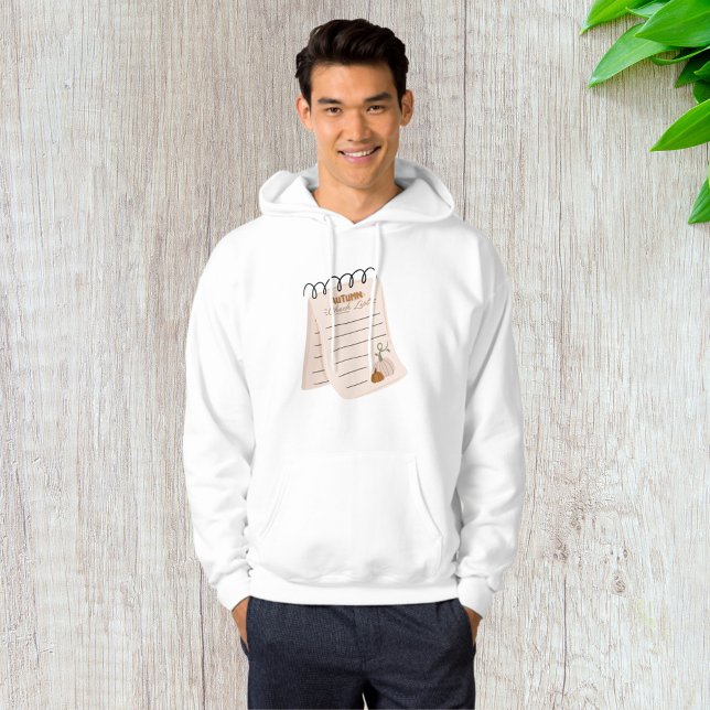 Autumn Checklist Notepad Fall To Do List  Hoodie (Creator Uploaded)