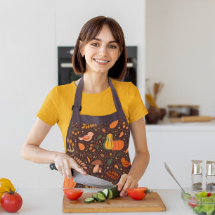 Autumn Chef's Apron Personalised