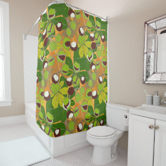 Autumn Chestnut - Shower Curtain