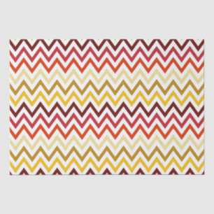 Autumn Chevron Pattern Tissue Paper