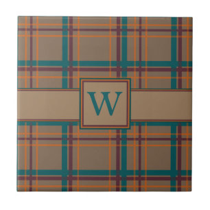 Autumn Chic Plaid Tile