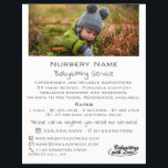 Autumn Child, Babysitter, Daycare, Nursery Advert Flyer<br><div class="desc">Autumn Child,  Babysitter,  Daycare,  Nursery Advertising Flyer by The Business Card Store.</div>