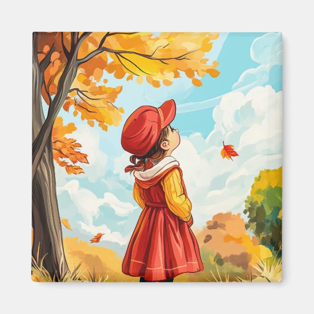 Autumn Child Magnet (Front)