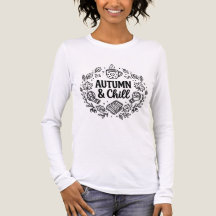 Autumn & Chill | Cosy Fall Hand-Lettered Line Art