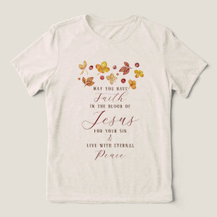 Autumn Christian Faith Tri-Blend Shirt