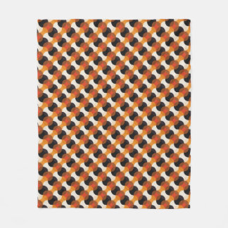 Autumn Circle Tessellation Fleece Blanket