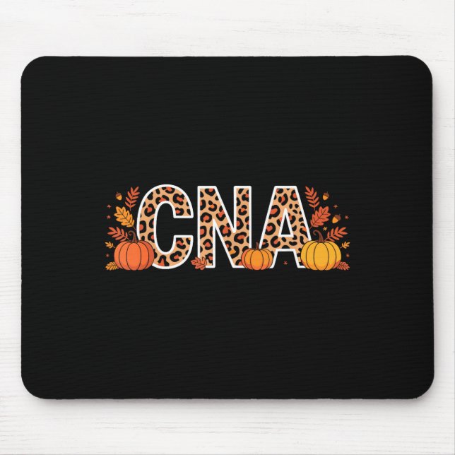 Autumn Cna Fall Certified Nursing Istant  Mouse Mat (Front)