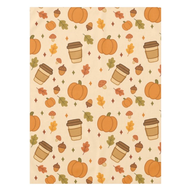Autumn Coffee Tablecloth (Front)