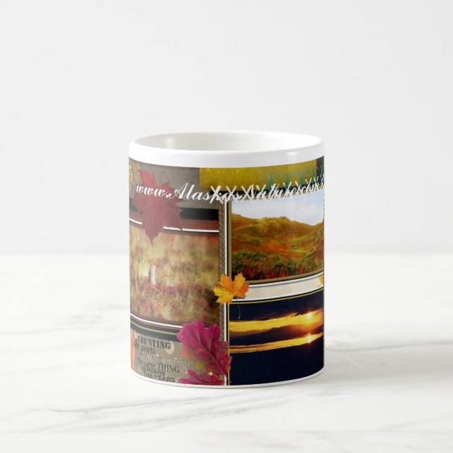 Autumn collage mug (Center)