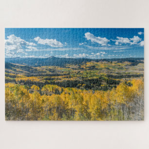 Autumn Color in Flat Tops   Routt National Forest Jigsaw Puzzle