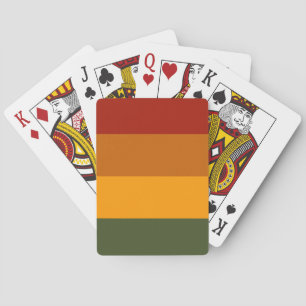 Autumn Colors custom playing cards