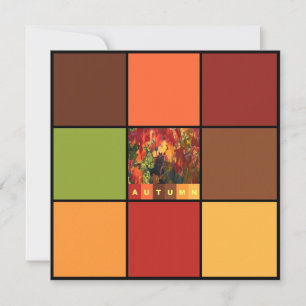 Autumn Colour Blocks Card