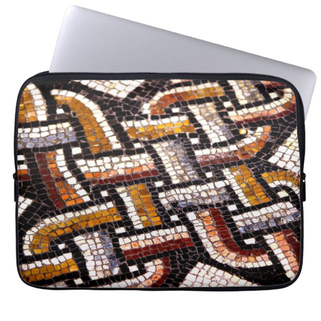 Autumn Colour Roman Mosaic Laptop Sleeve (Front)