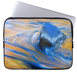 Autumn Colour Water Abstract Laptop Sleeve