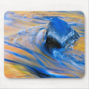 Autumn Colour Water Abstract Mouse Mat