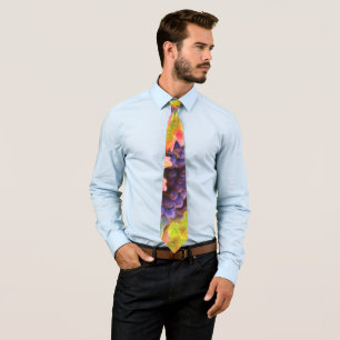 Autumn Coloured Wine Grapes Vineyard Tie