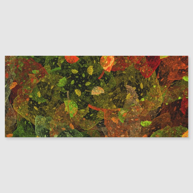 Autumn colourful decorative design (Front)