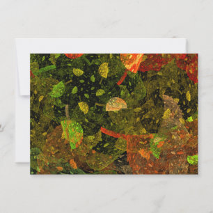 Autumn colourful decorative design announcement