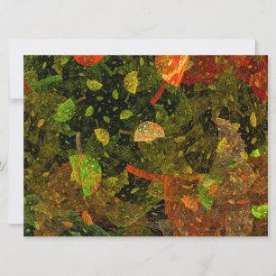 Autumn colourful decorative design holiday card
