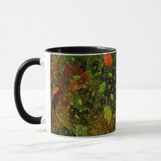 Autumn colourful decorative design mug