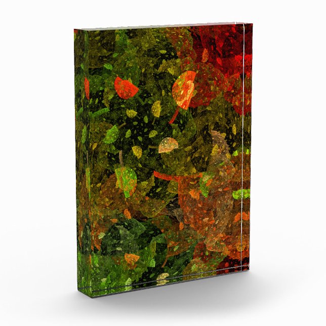 Autumn colourful decorative design photo block (Left)
