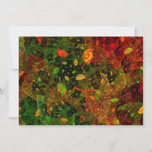 Autumn colourful decorative design save the date