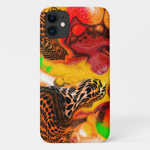 Autumn Colours Abstract Pour Painting OtterBox iPh iPhone 11 Case