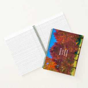 Autumn Colours Believe Notebook