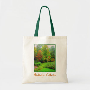 'Autumn Colours' Budget Canvas Tote Bag