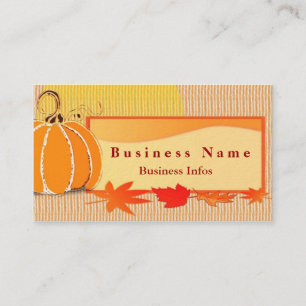 Autumn Colours Business Card